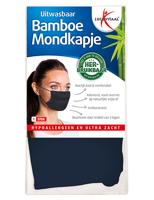 Lucovitaal Bamboe Mondkapje Blauw - thumbnail