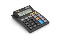 Twen J 1010 Bureaurekenmachine Zwart Aantal displayposities: 10 werkt op zonne-energie, werkt op batterijen (b x h x d) 112 x 40 x 141 mm - thumbnail