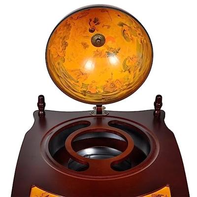 Globebar vrijstaand hout Globebar vrijstaand hout