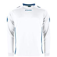 Stanno 411003 Drive Match Shirt LS - White-Royal - XL - thumbnail
