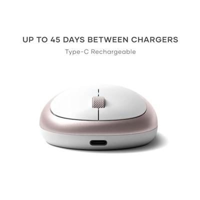 Satechi M1 Muis Bluetooth Optisch Rose gold 1200 dpi - thumbnail