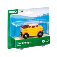 BRIO koe en wagen - thumbnail