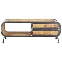 Salontafel 100x50x35 cm massief mangohout - thumbnail