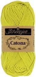 Scheepjes Catona 50g - 245 Green Yellow - Haakgaren / Breigaren