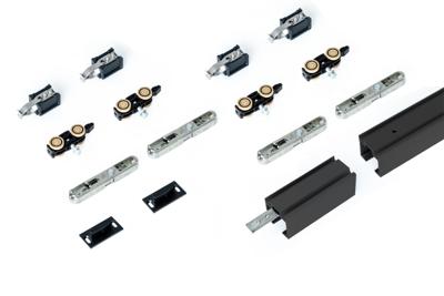 Xperta set - 6m - onzichtbaar - 0 SC - zwart - 2x100kg