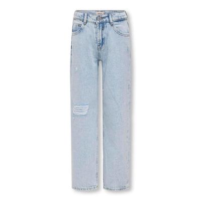 Kids ONLY zomer jeans broek meisjes - licht blauw denim - Kogdad