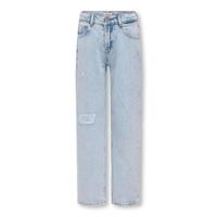 Kids ONLY zomer jeans broek meisjes - licht blauw denim - Kogdad - thumbnail