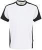 Hakro 290 T-shirt Contrast MIKRALINAR® - White/Anthracite - 2XL - thumbnail