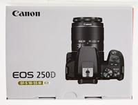 Canon EOS 250D digitale camera - met EF-S 18-55 mm 3,5-5,6 IS STM-lens (24, 1 megapixels, 7, 7 cm (3 inch) Vari-hoekdisplay, APS-C-sensor, 4K, Full-HD, DIGIC 8, WLAN, Bluetooth), zwart - thumbnail