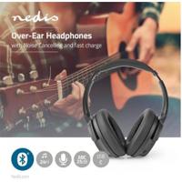 Draadloze Over-ear Koptelefoon - Maximale batterijduur: 24 uur - Ingebouwde microfoon - Drukbediening - Ondersteuning voor spraakbesturing - Volumebediening - Inclusief reiskoffer - thumbnail