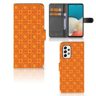 Samsung Galaxy A53 | Telefoon Hoesje | Batik Oranje Samsung Galaxy A53 | Telefoon Hoesje | Batik Oranje