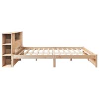 Bed met boekenkast zonder matras massief grenenhout 180x200 cm - thumbnail