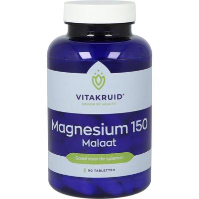 Vitakruid Magnesium 150 Malaat met Vitamine B6 (P-5-P) 90 Vitakruid Magnesium 150 Malaat met Vitamine B6 (P-5-P) 90
