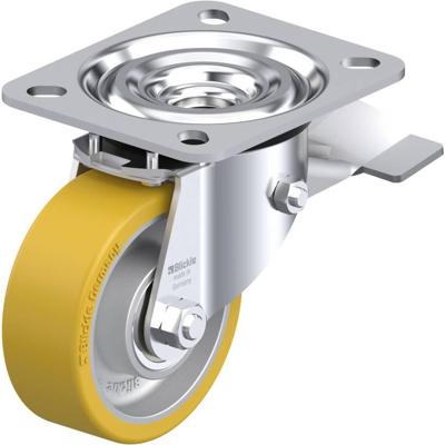 Blickle L-ALTH 80K-ST Zwenkwiel met rem Wieldiameter: 80 mm Draagvermogen (max.): 200 kg 1 stuk(s)