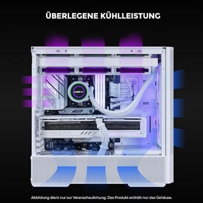 Lian Li LANCOOL 207 Tempered Glass Midi-tower PC-behuizing Wit Lian Li LANCOOL 207 Tempered Glass Midi-tower PC-behuizing Wit
