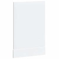 Vaatwaspaneel Lucca bewerkt hout hoogglans wit - thumbnail