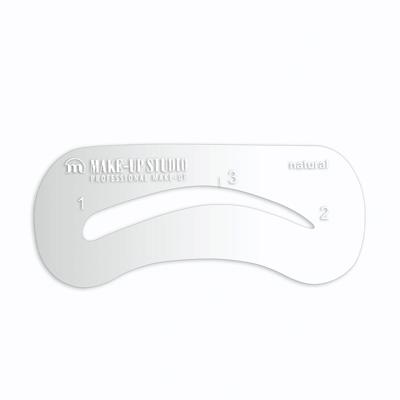 Make-Up Studio Brows Brow Stencil Natural 1Stuks