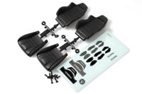 Corbeau LG1 Seat (Black) (2pcs) (AX80090) - thumbnail
