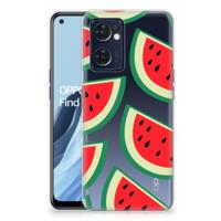 OPPO Reno 7 5G | Find X5 Lite | Siliconen Case | Watermelons - thumbnail