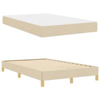 Boxspring bed Crème en bruin 120 x 200 cm - thumbnail