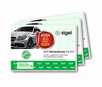 Sigel T1179 DIN A6 liggend Ritregistratieboek Aantal paginas: 40 3 stuk(s) - thumbnail