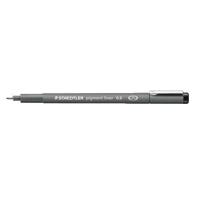Fineliner Staedtler Pigment 308 zwart 0.6mm | 10 stuks - thumbnail