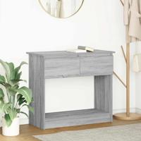 Wandtafel met lades 85,5x38,5x74,5 cm grijs Sonoma - thumbnail