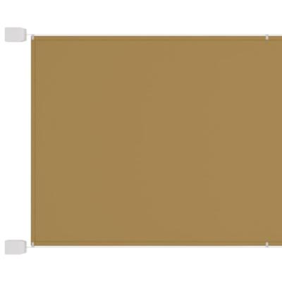 Luifel verticaal 100x1200 cm oxford stof beige