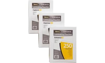 Fellowes Lamineerfolie DIN A4 80 micron glanzend 250 stuk(s)