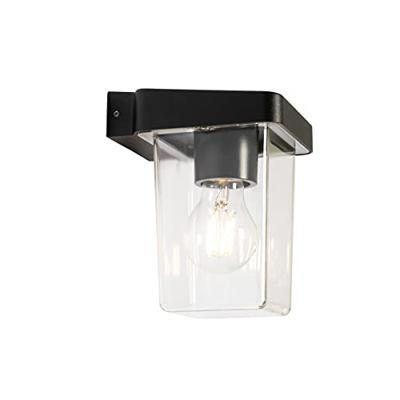 QAZQA Moderne buiten wandlamp zwart IP54 - Chimay
