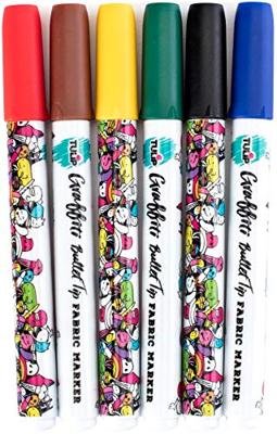Tulip • textielstiften graffiti rainbow 6st.