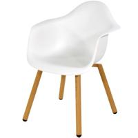 Montreux kunststof tuinstoel wit - thumbnail