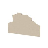 Afsluitplaten en scheidingswanden ZAP ZDU6-2 1771440000-1 Beige Weidmüller 1 stuk(s)