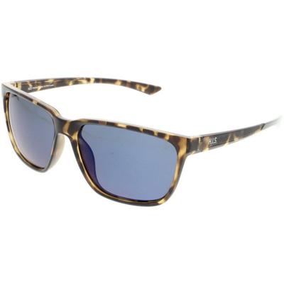 H.I.S zonnebril ​​​​gepolariseerd rechthoekig cat. 3. bruin/blauw