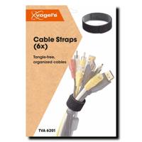Vogel&apos;s Cable Straps (6 Pcs) Zwart - thumbnail