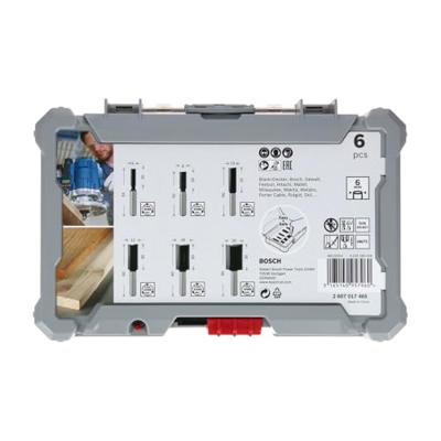 Groeffreesset, 6 mm schacht, 6-delig Bosch Professional NEW-22331 Groeffreesset, 6 mm schacht, 6-delig Bosch Professional NEW-22331
