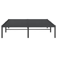 Bedframe metaal zwart 140x190 cm - thumbnail