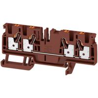 Doorgangsklem Weidmüller A4C 4 BR 2534390000 Bruin 50 stuk(s) - thumbnail
