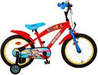 Paw Patrol kinderfiets - jongens - 16 inch - rood blauw - thumbnail