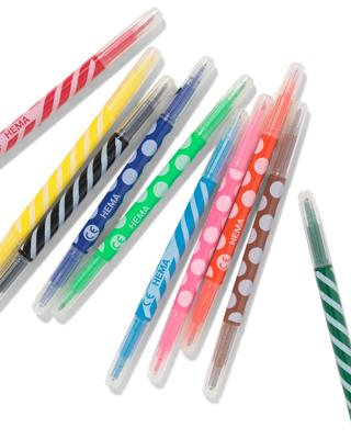 HEMA Tweepunt viltstiften 10 kleuren