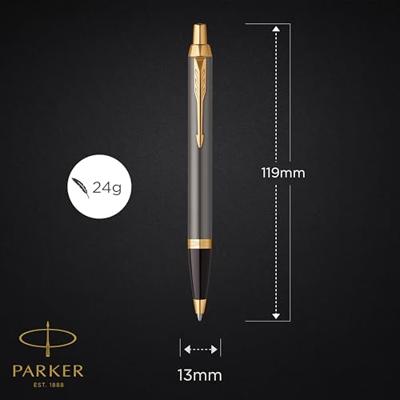 Parker IM Premium balpen, grijs GT, medium, giftbox Parker IM Premium balpen, grijs GT, medium, giftbox