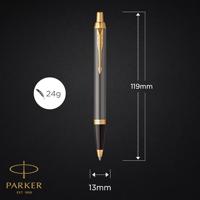 Parker IM Premium balpen, grijs GT, medium, giftbox - thumbnail