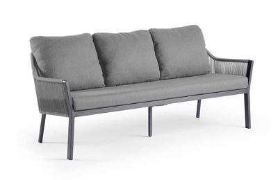 Liv 3-zits lounge dining bank charcoal Tierra Outdoor - Tierra outdoor