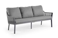 Liv 3-zits lounge dining bank charcoal Tierra Outdoor - Tierra outdoor - thumbnail
