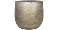 Pot mira d18h16cm industrieel goud - thumbnail