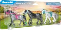 Playmobil 70999 Paarden het Friese Paard de Knabstrupper en de Andalusiër - thumbnail