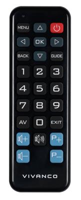 Vivanco 39284 RR Z 120 Samsung afstandsbediening zwart
