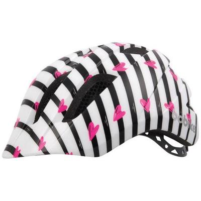 Bobike Kinderhelm plus pinky zebra s (52-56cm) wit