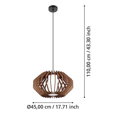 Eglo Moderne hanglampRusticaria van hout - 900386