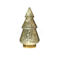 Tafellamp Kerstboom 10 LED 28,5cm Goud - thumbnail